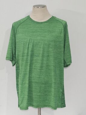 Tommy Bahama IslandZone Men's XL Green Heathered Performance T-Shirt UPF 30 UV